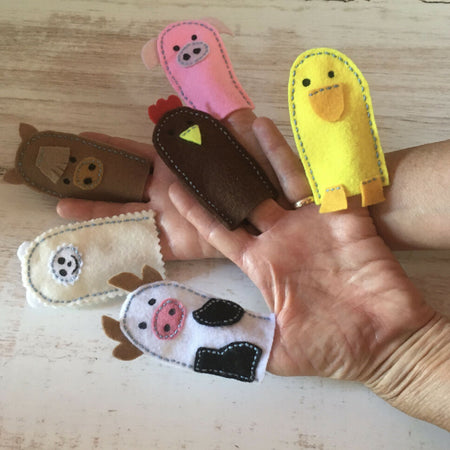 Finger Puppet Set - Farm