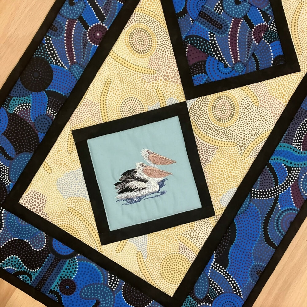 table-runner-handmade-australia-pelican_1