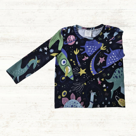 Space Dinosaurs Long Sleeve T-Shirt