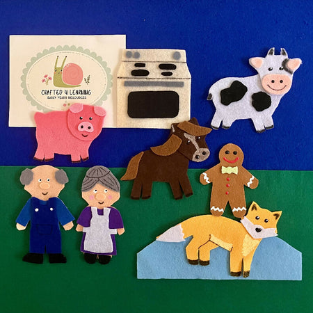 The Gingerbread Man Felt Board Set