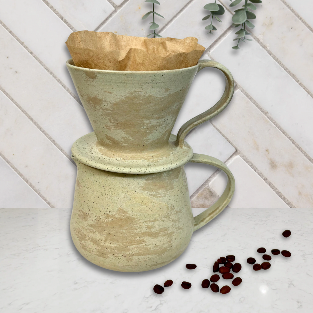 Coffee Dripper and Coffee Jug