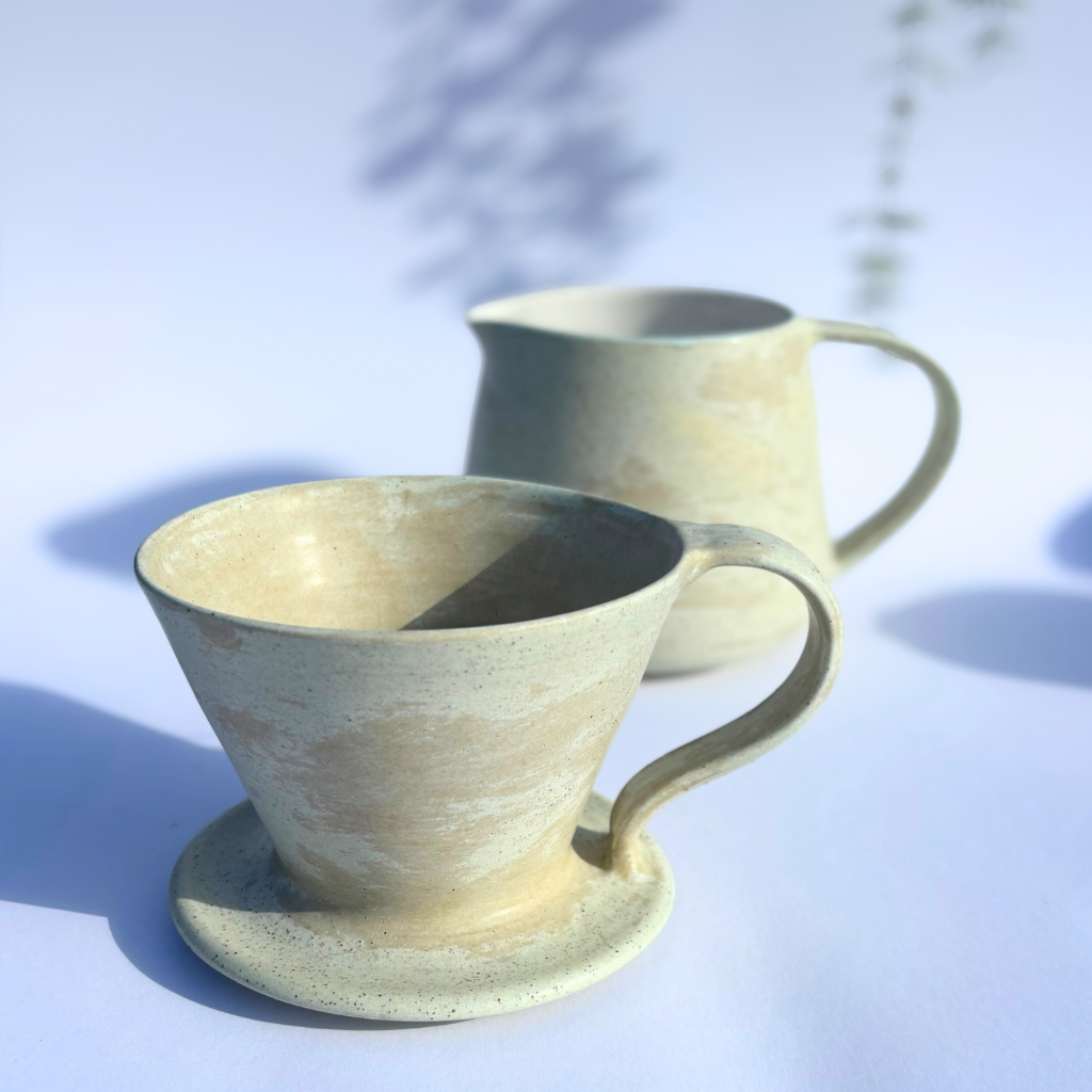 Coffee Dripper and Coffee Jug