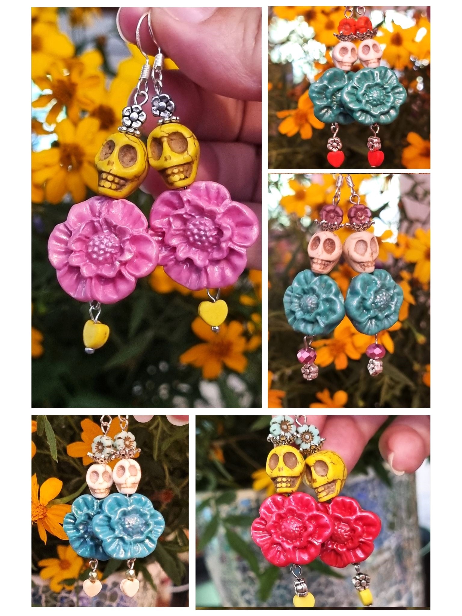 Wild Rose Peace Skull Collection