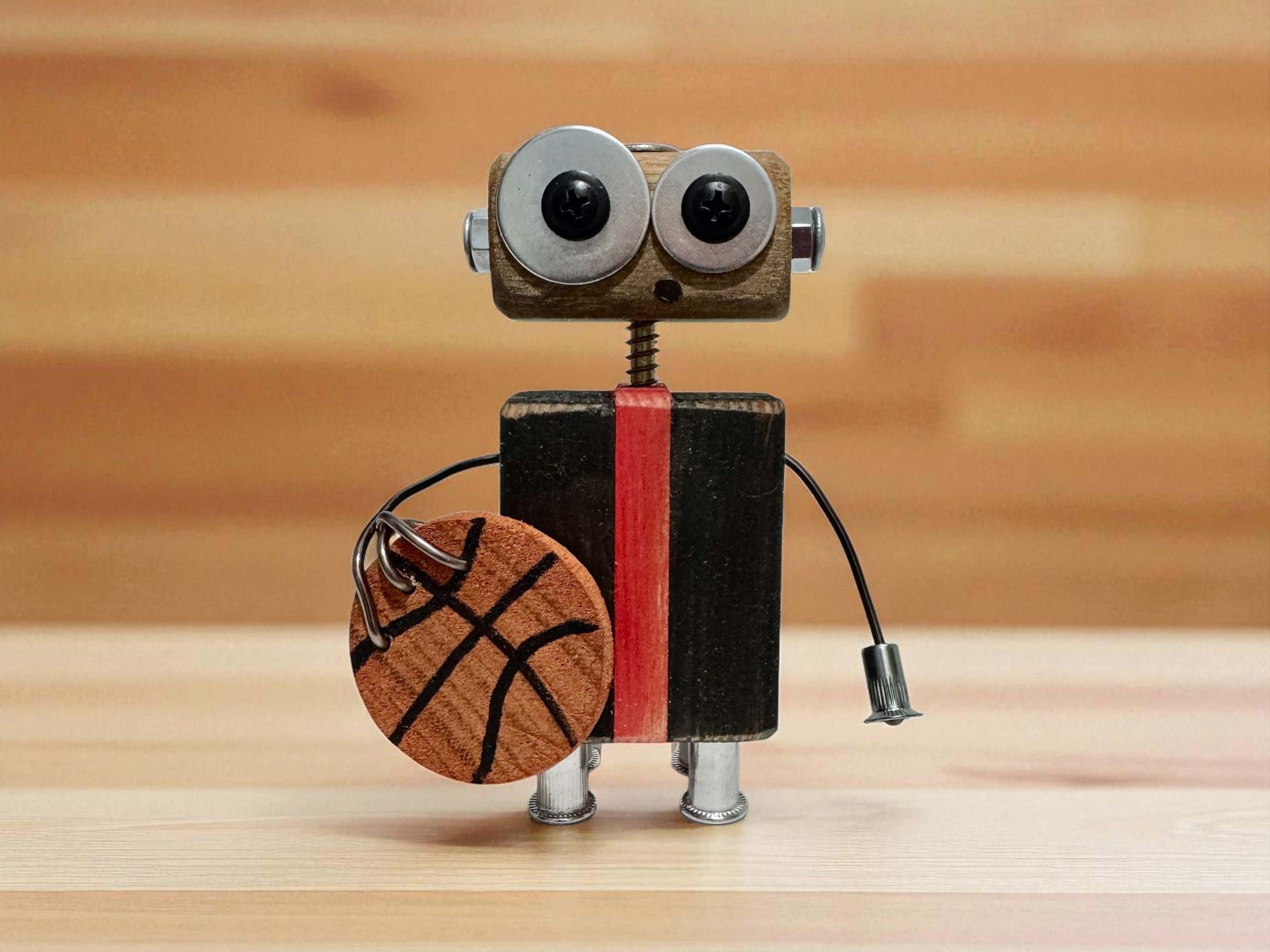 William - Wooden Basketball Robot