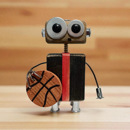 William - Wooden Basketball Robot