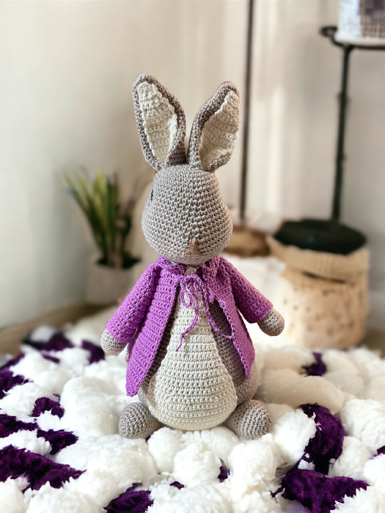 Crochet Easter Bunny in Jacket