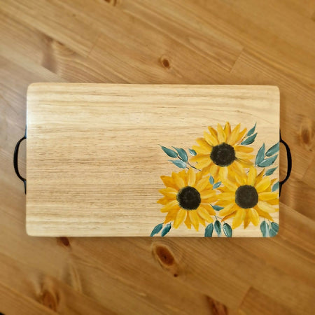 Serving Board Sunflowers