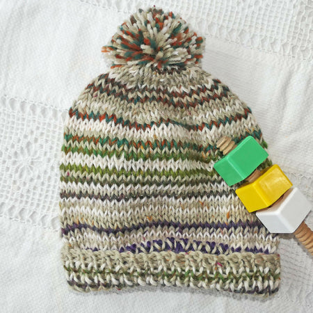 Selection of warm woollen beanies for babies. Free post.