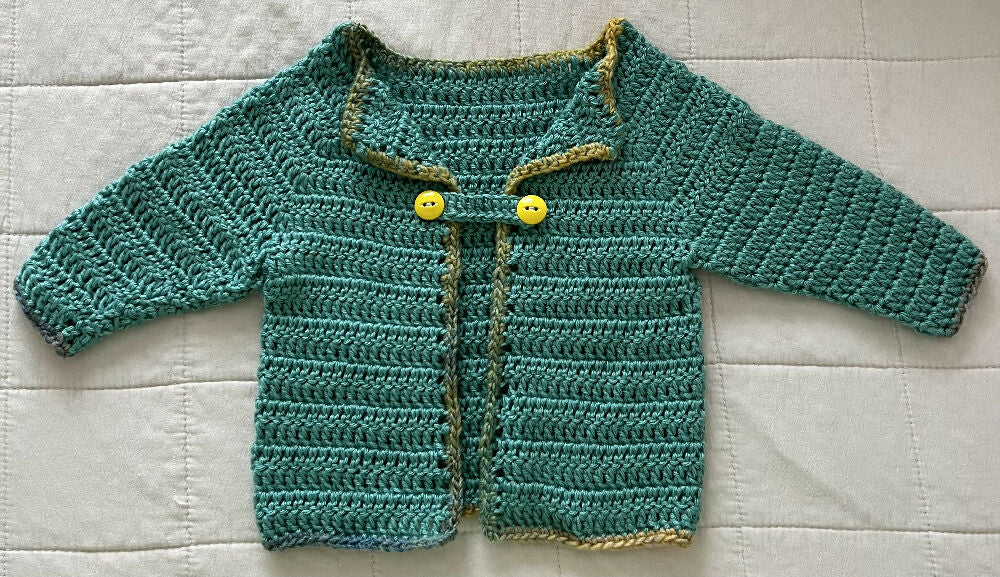 Crochet Baby Cardigan Jacket