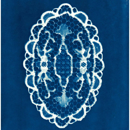 LACEY – cameo cyanotype print