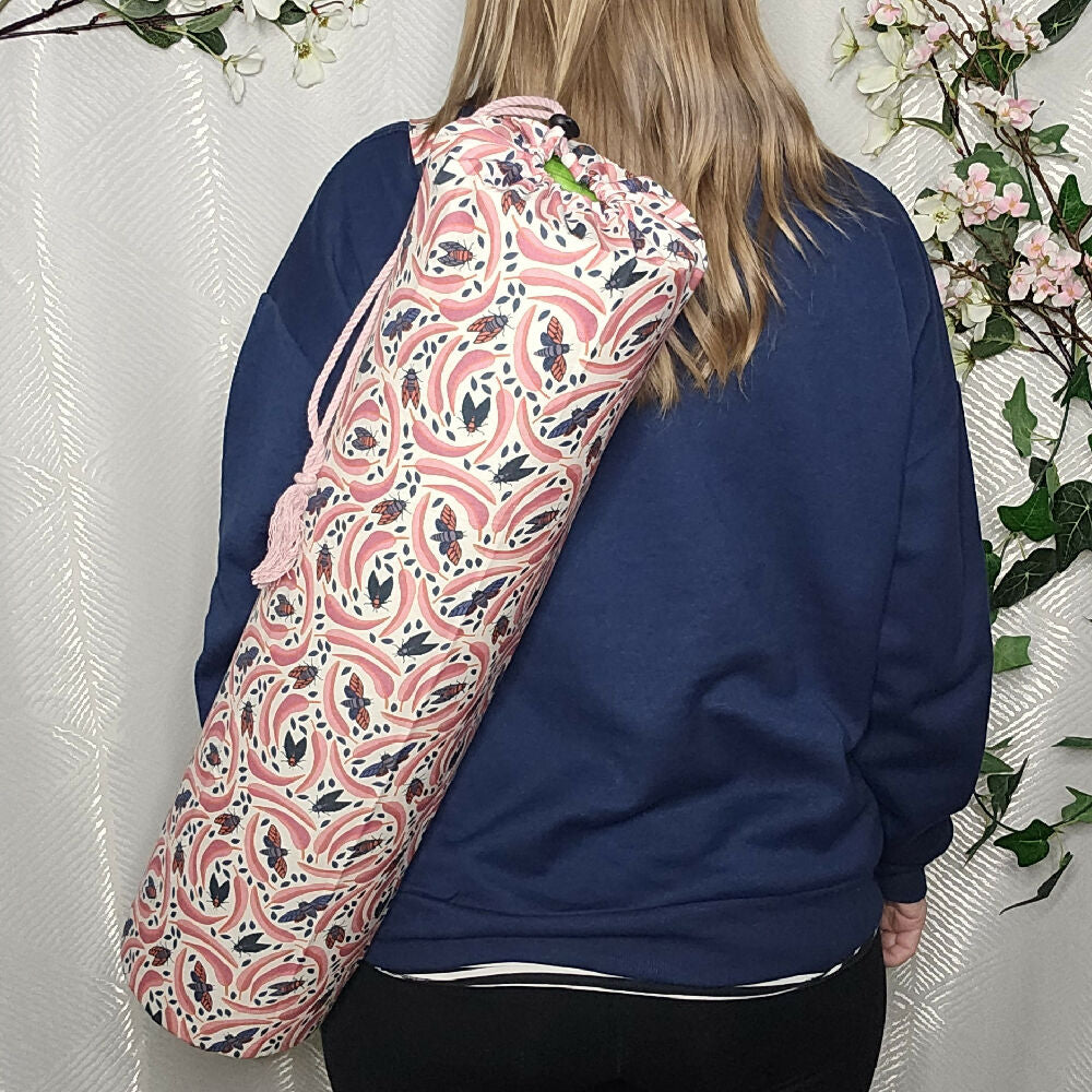 Yoga/Pilates Mat Bag - Bugs, Bugs everywhere