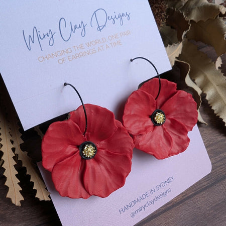 Poppy Hoops