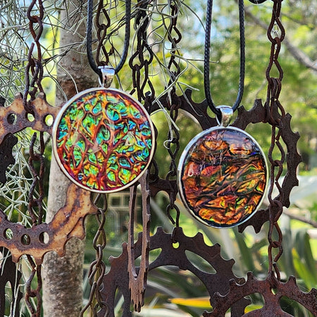 Enchanting Resin pendant necklaces