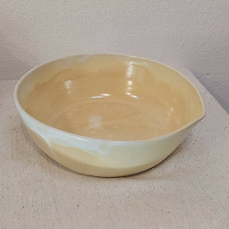 Large wheel thrown bowl