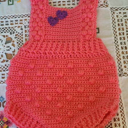 Baby Romper with 2 Hearts