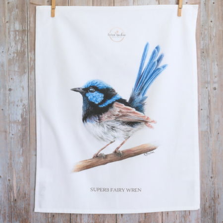 Superb Fairy Wren | Cotton Tea Towel