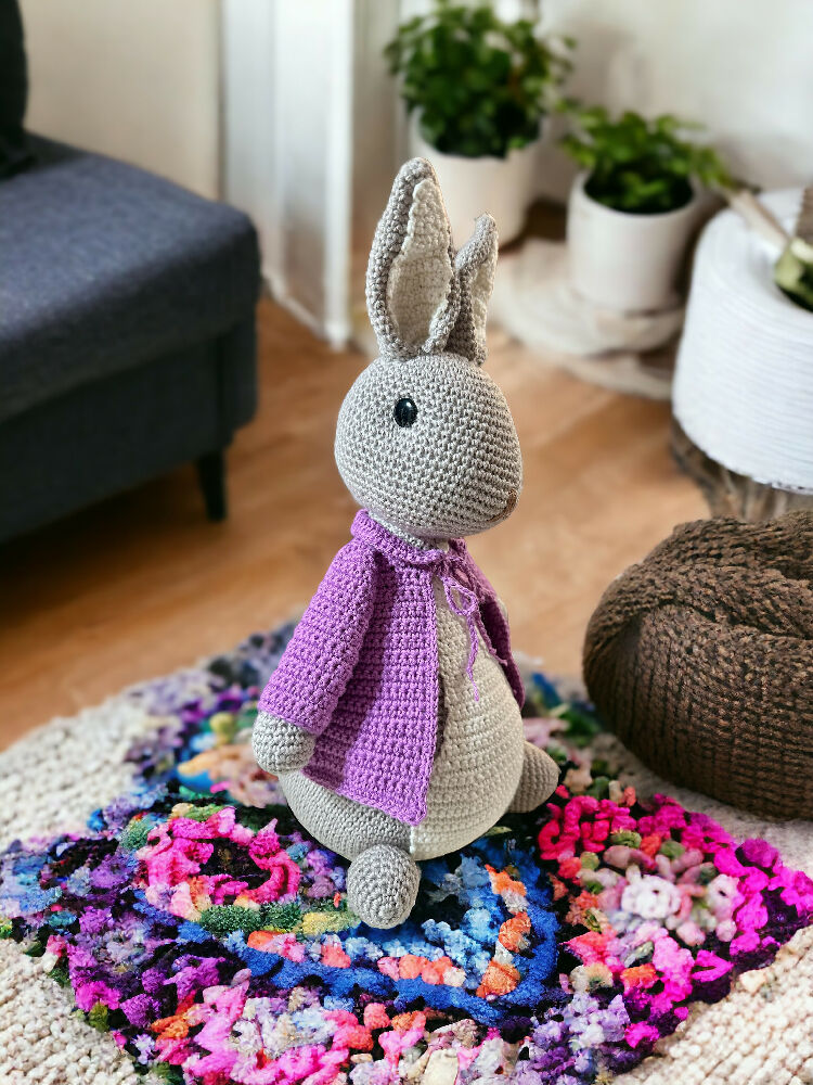 Crochet Easter Bunny in Jacket