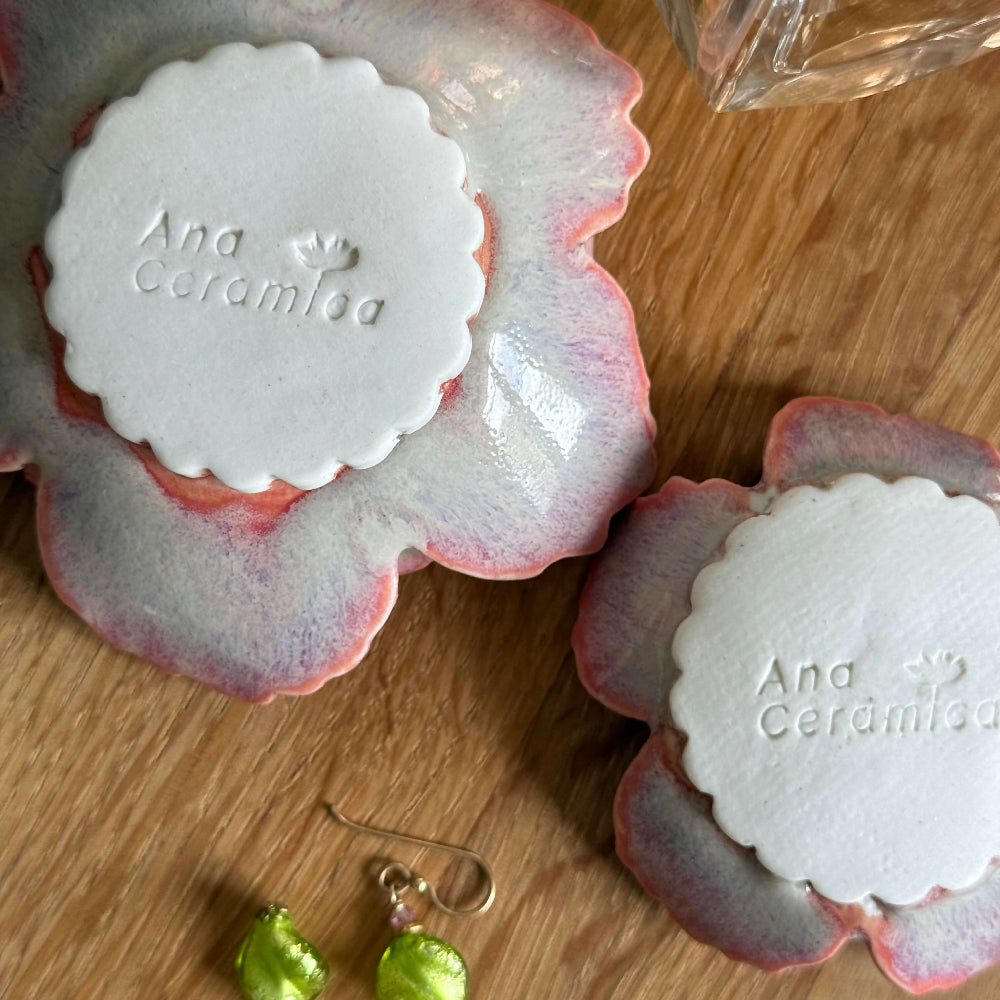 Australian-Ceramic-Pottery-Artist-Ana-Ceramica-Home-Decor-Ornaments-&-Accents-Handmade-Porcelain-Petal-Trinket-Dish-Tealight-Holder-Condiment-Serving-Handmade-Pottery