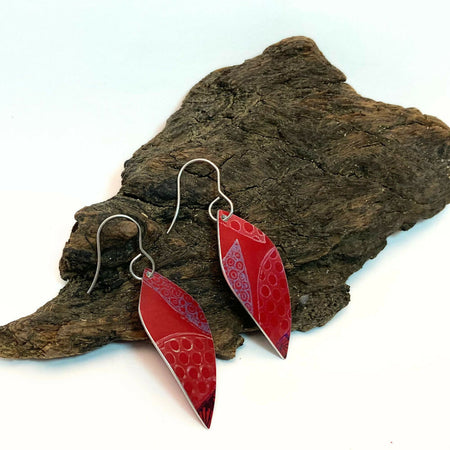 Anodised aluminium earrings Scarlet Grace Collection