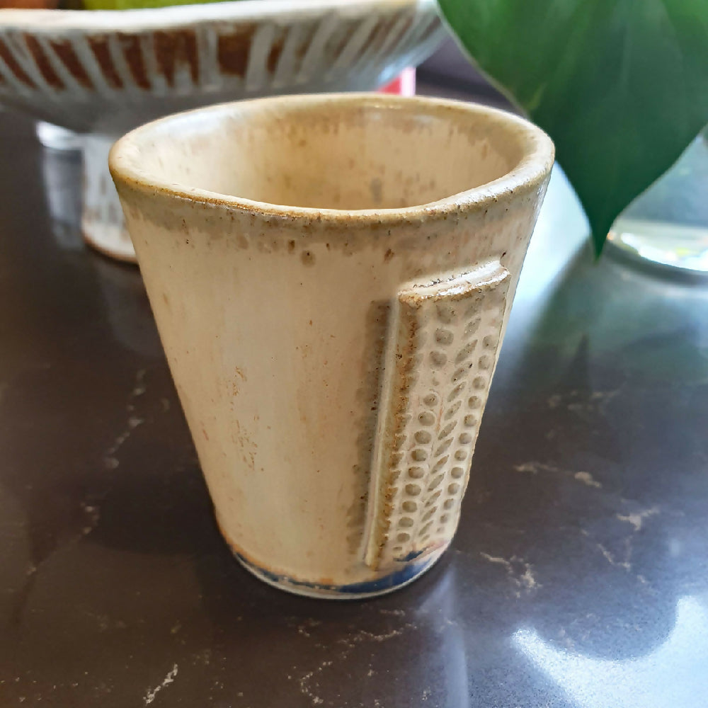 natural colours handmade coffee or tea cup - Yallingup Art and Crafts - Australia