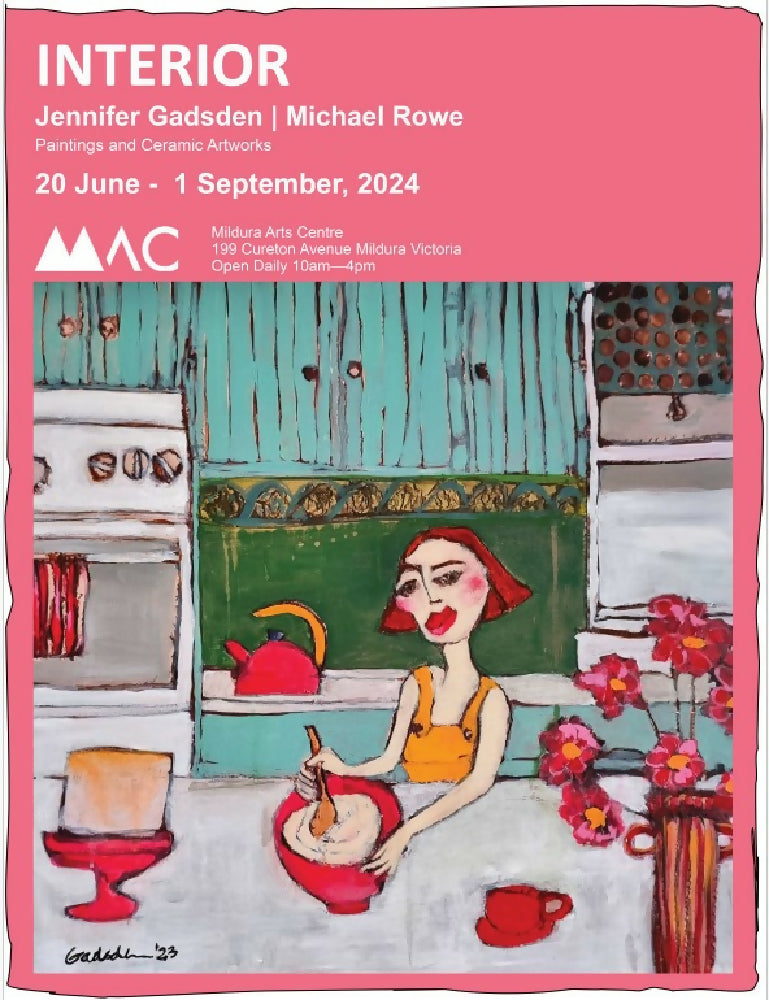 Tea Towel INTERIOR - pink