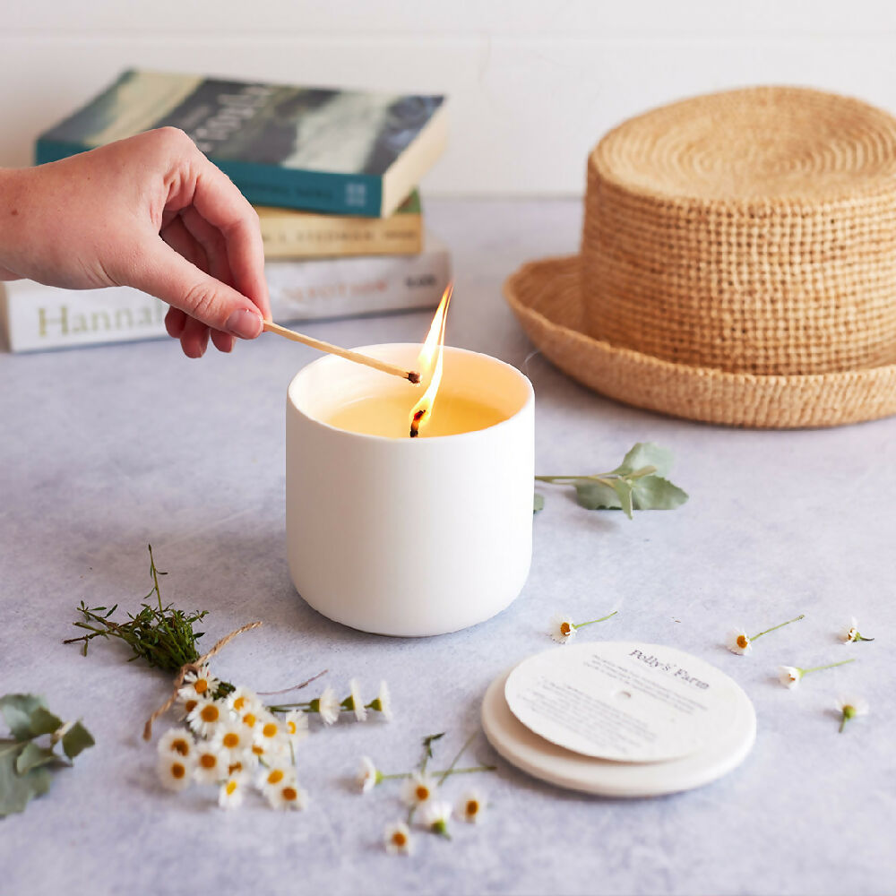 Pollys Farm Botanical Candle_Calming Blend_White Jar_LCD-CLM-W_1