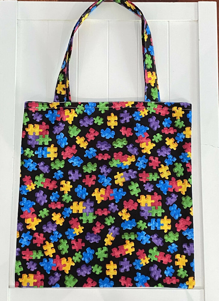 Puzzle library/shopping bag