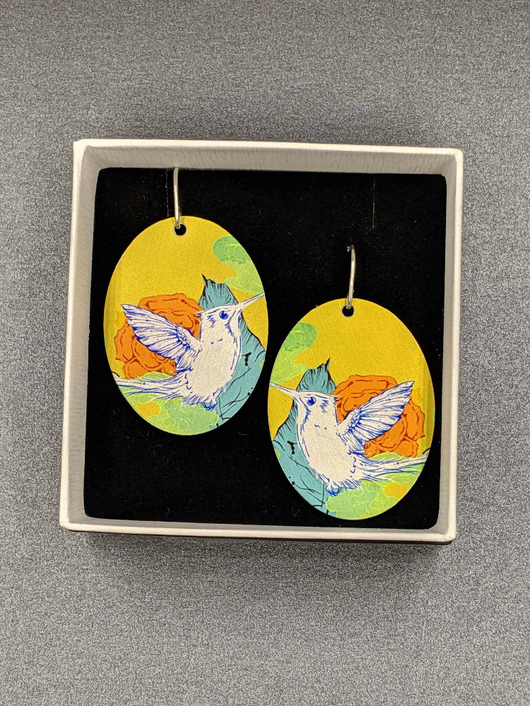 MIDSUMMER DREAM – hummingbird earrings