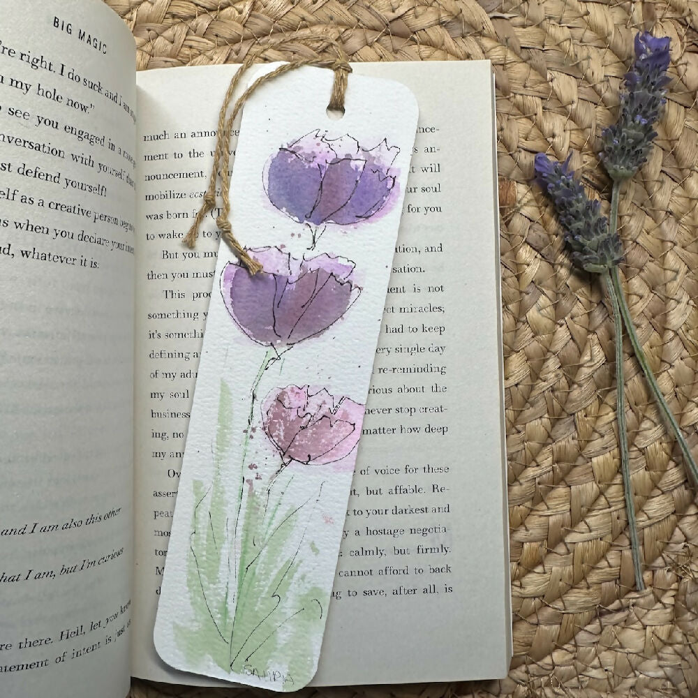 Bookmarks Unique Hand Painted Original Artwork