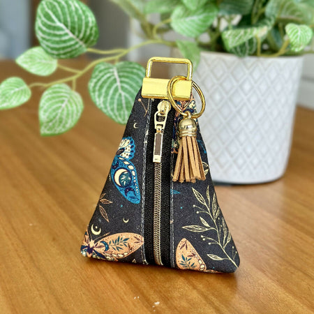 Keyring Coin Pouch with Zip