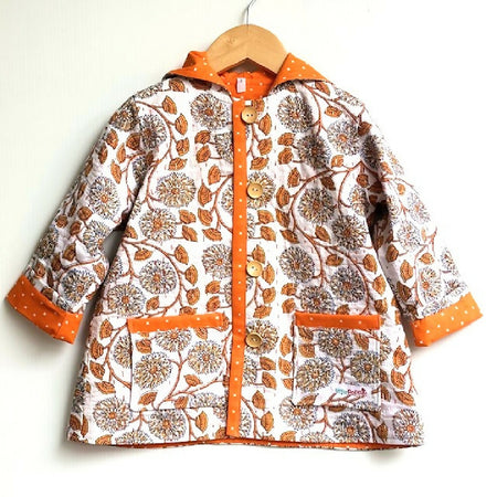 Girls Repurposed Quilt Jacket