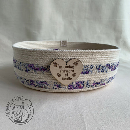 Personalised Keep Sake Memorial Rope Bowl