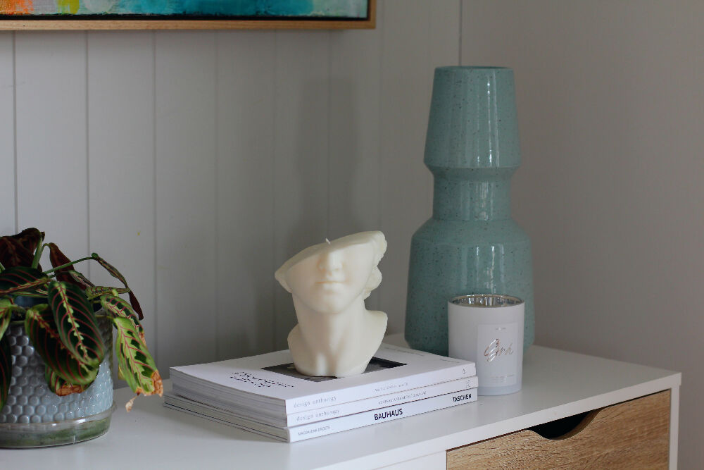 Fragmentary Colossal Bust Candle