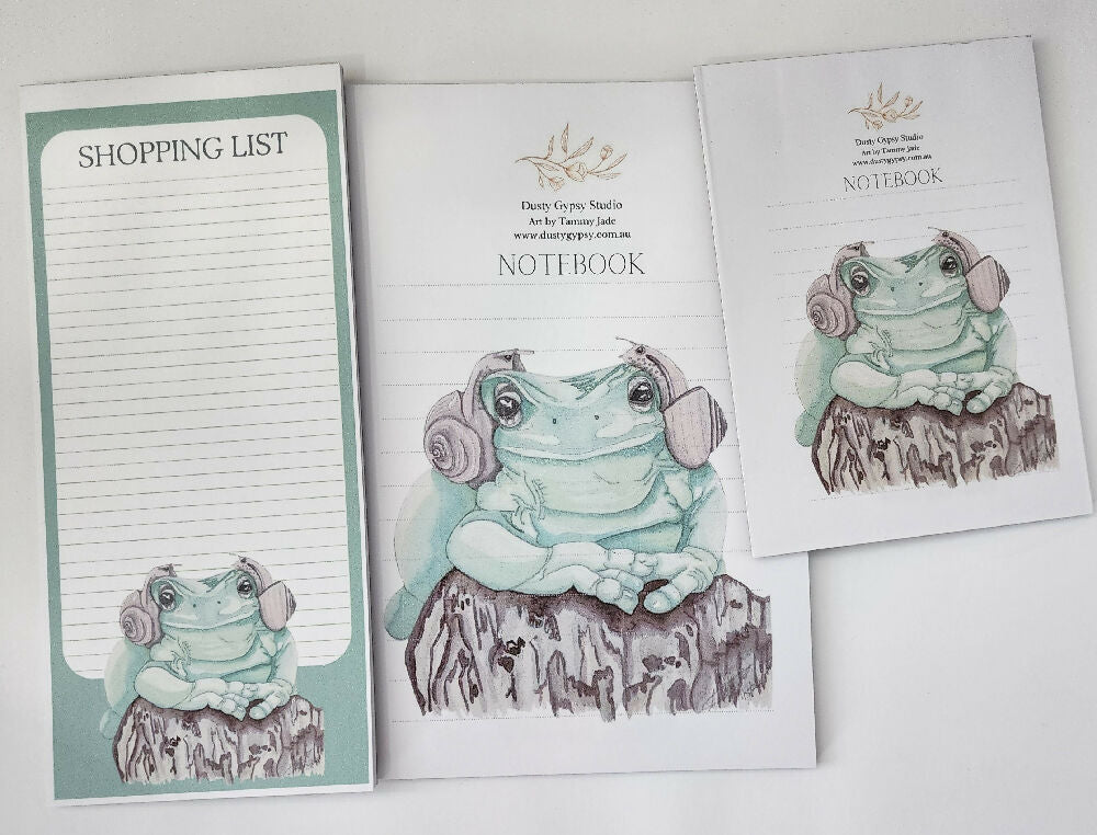 Frog and Snail friends Stationery pack