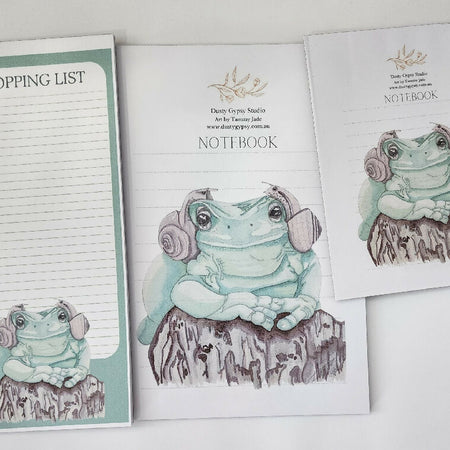 Frog and Snail friends Stationery pack