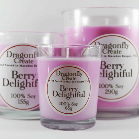 Berry Delightful | 100% Soy Wax Candle | 15/28/58 Hours