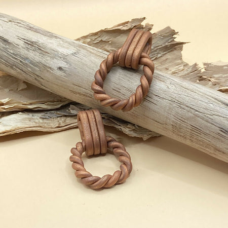 Life’s a Beach twisted dangle earrings