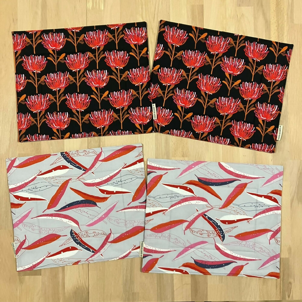 placemat-handmade-reversible-australia-waratah