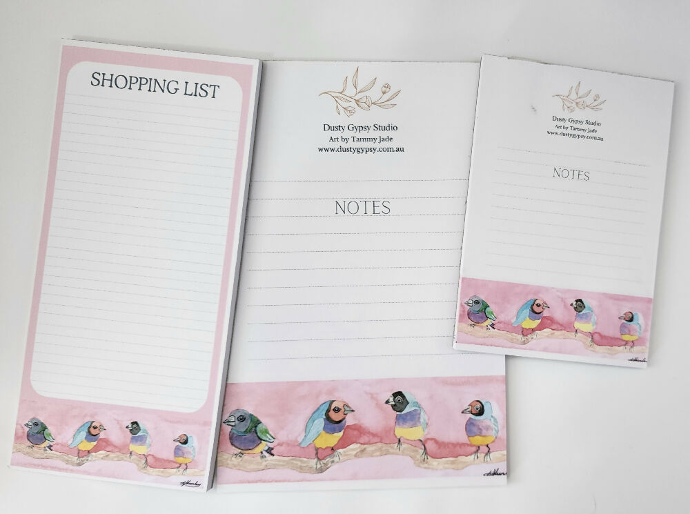 Finches stationery pack