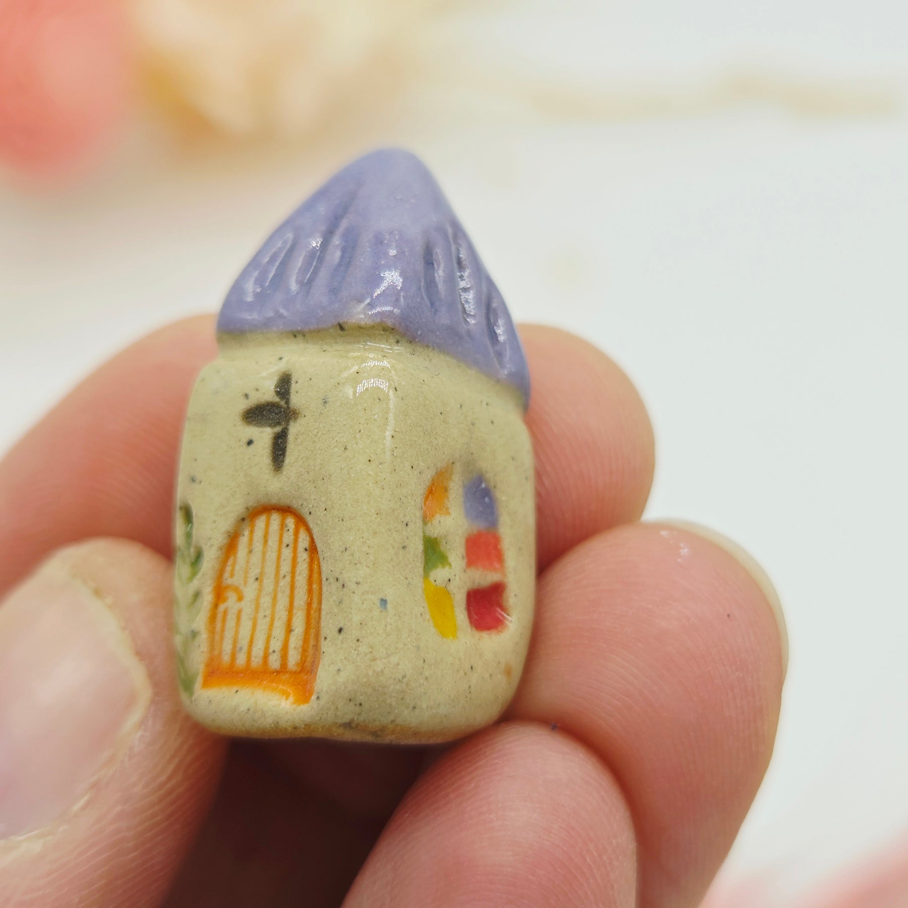 Tiny Ceramic Village - Fern Cottages