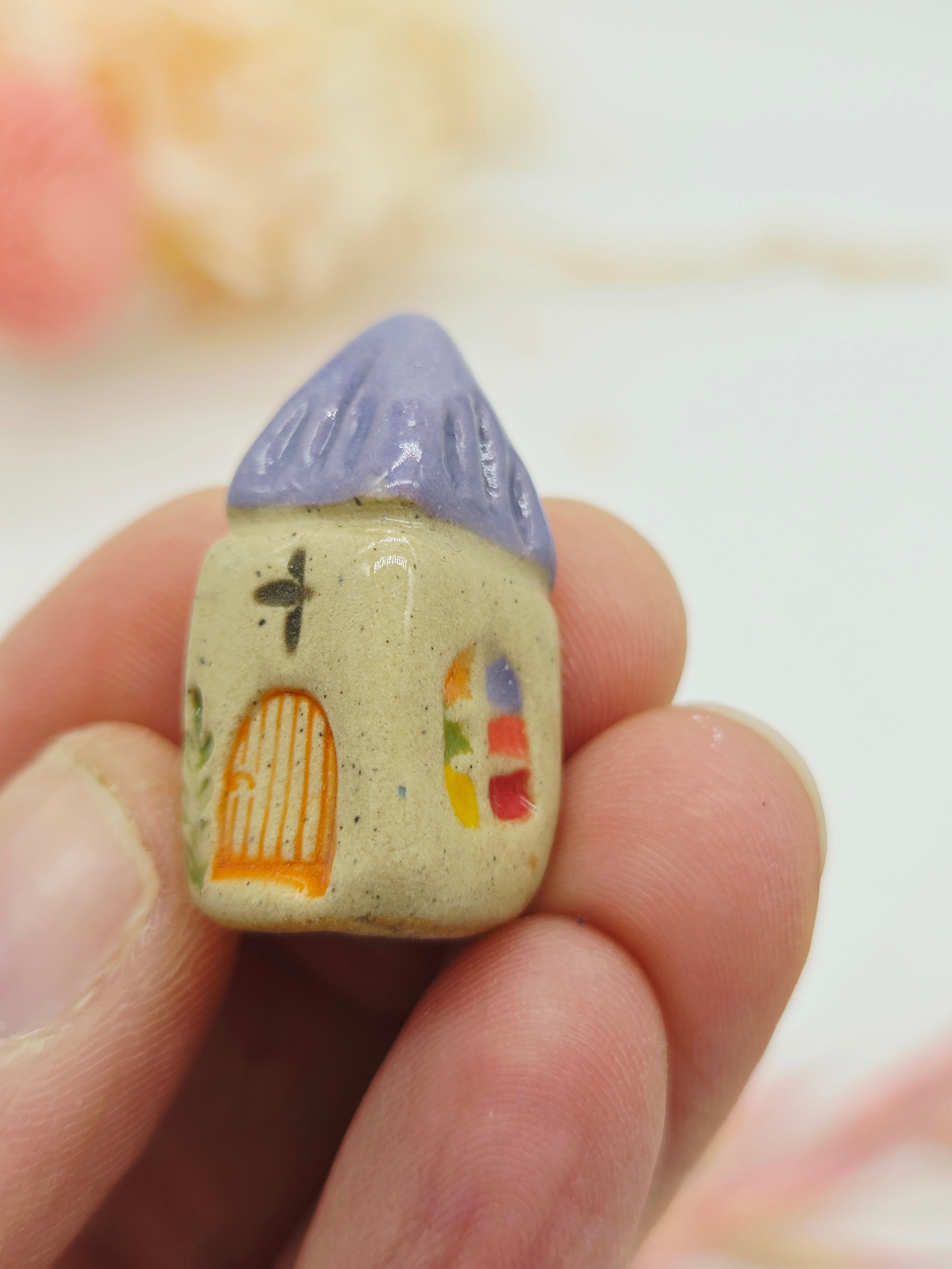 Tiny Ceramic Village - Fern Cottages