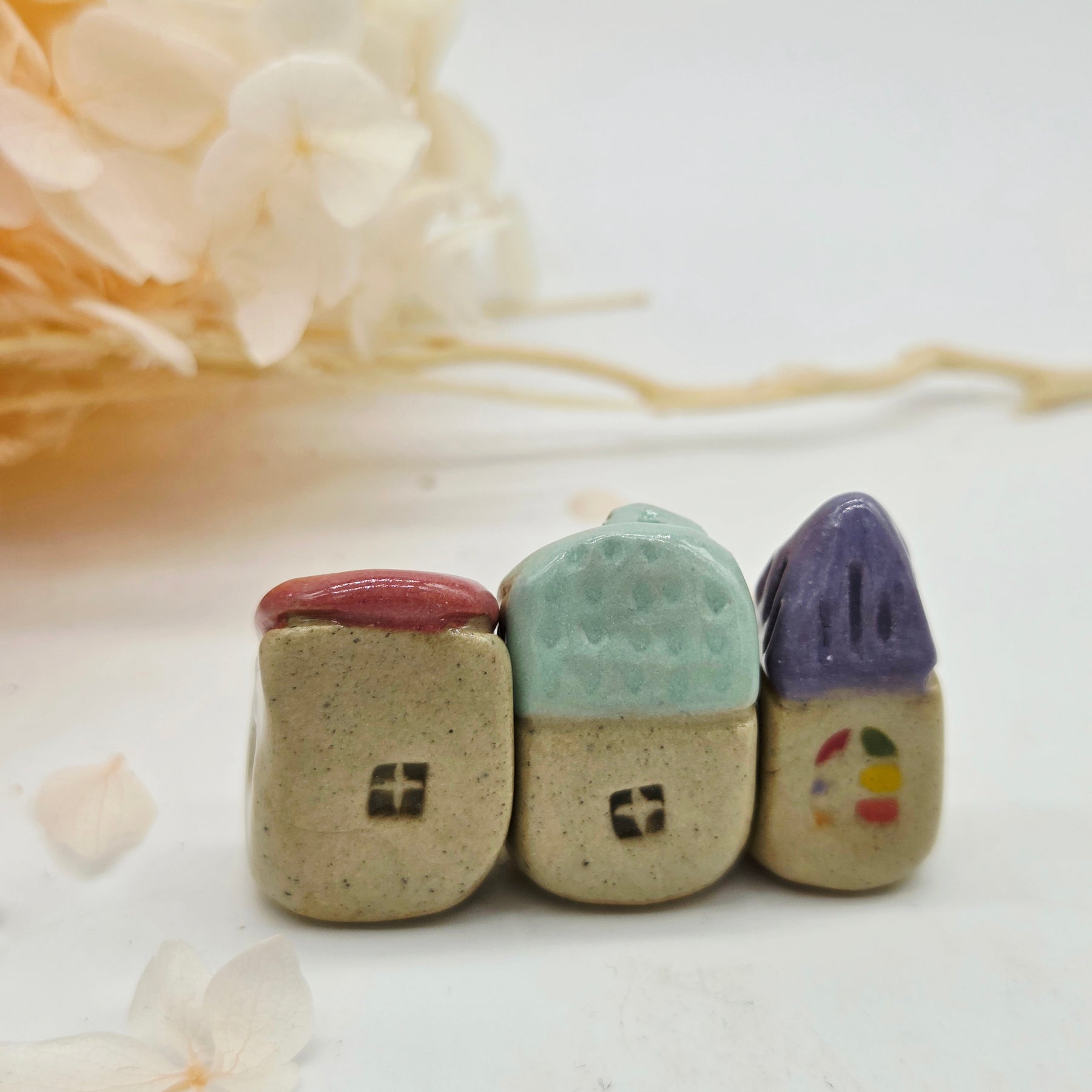 Tiny Ceramic Village - Fern Cottages