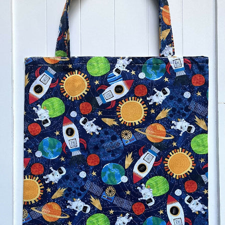 Outer space library/shopping bag