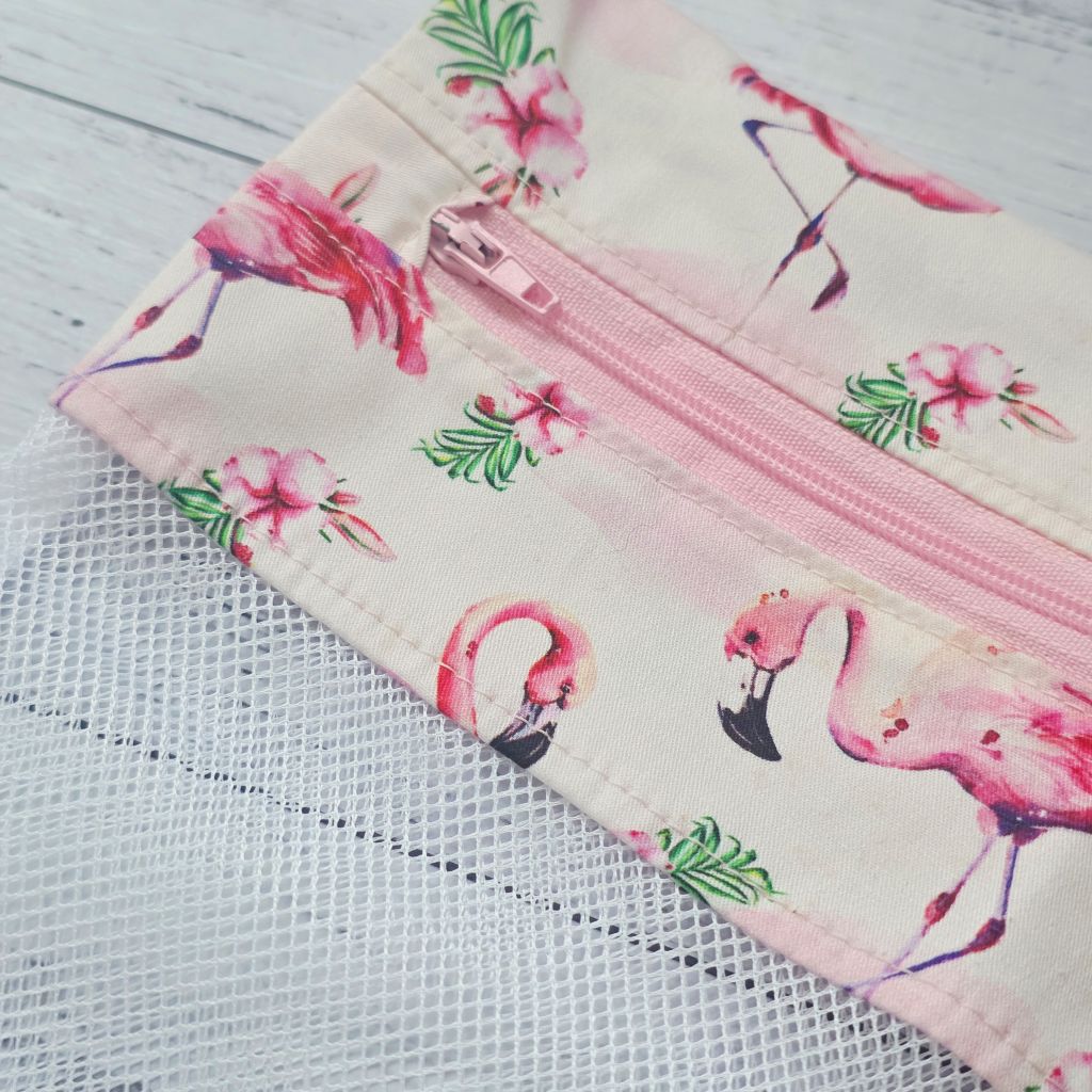 Wash Bag, Small - Lingerie/Delicates, Strawberries or Flamingos or Grevillea
