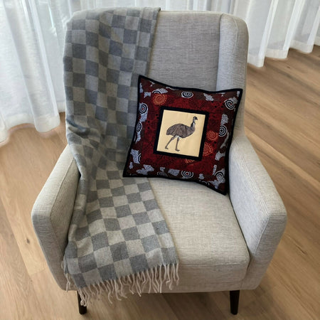 handmade Australian native quilted - emu
