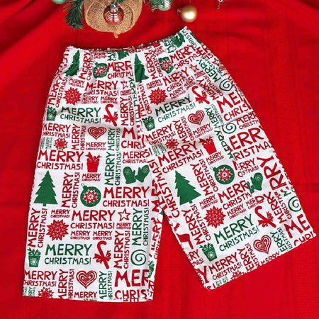 Handmade Boys Size 4 Christmas Shorts
