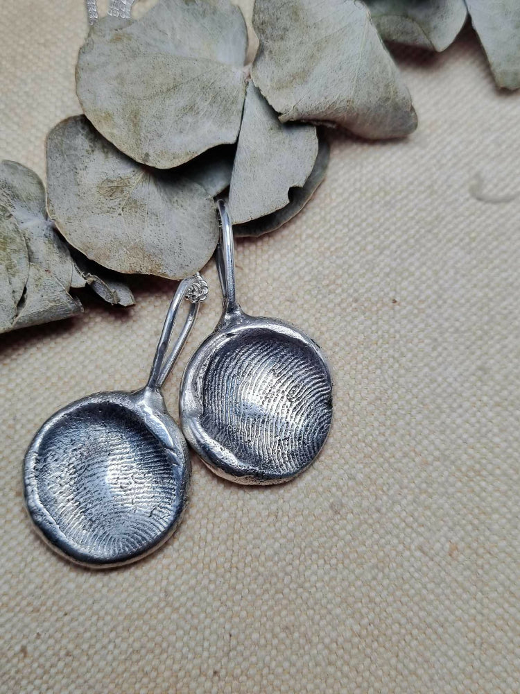 Fingerprint Pendant For Two