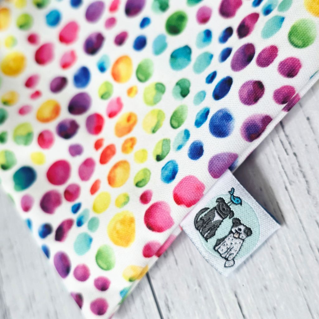 Umbrella Bag, Waterproof Reusable Zip Bag - Bright Spots or Bubble-O-Bill