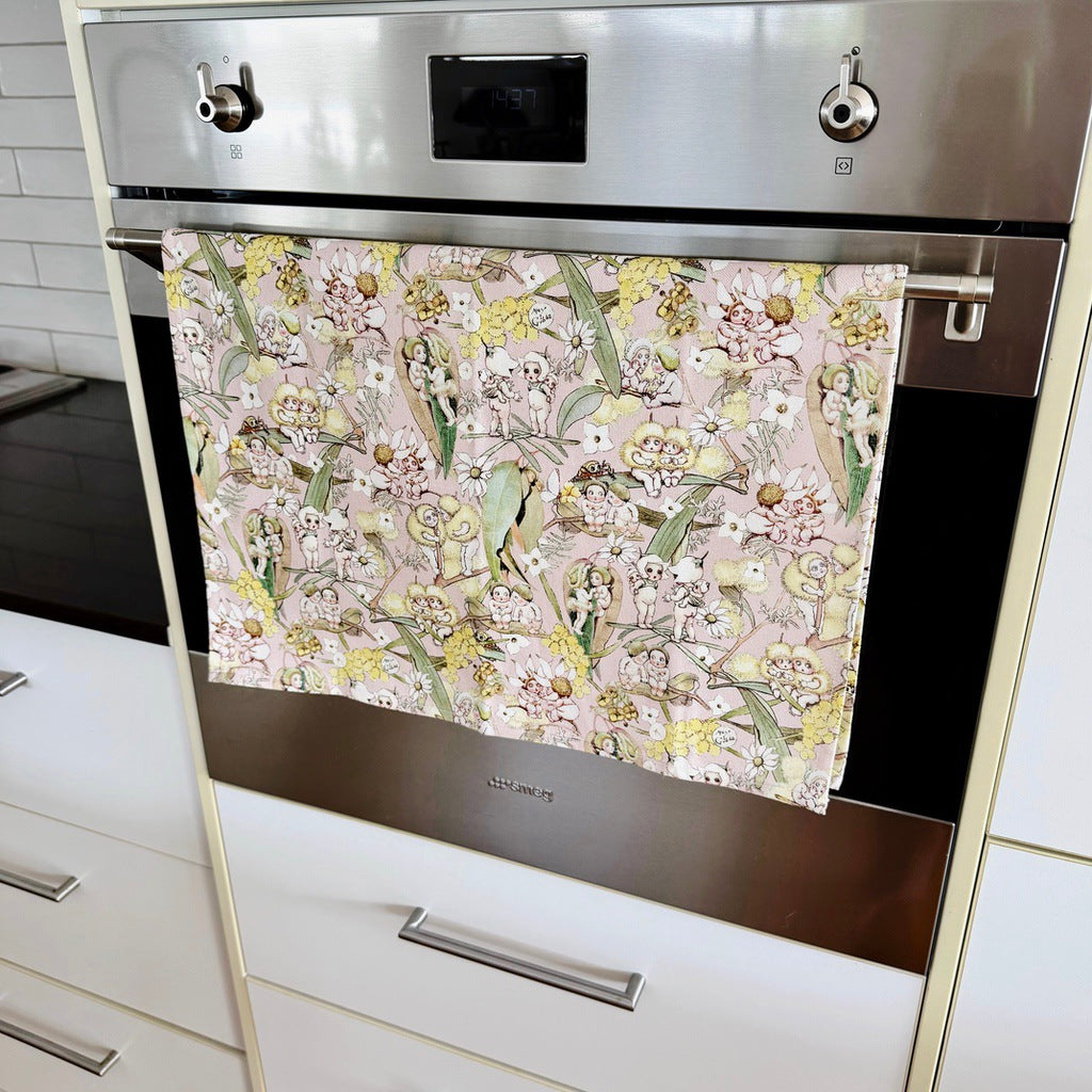 Bush babies tea towel.