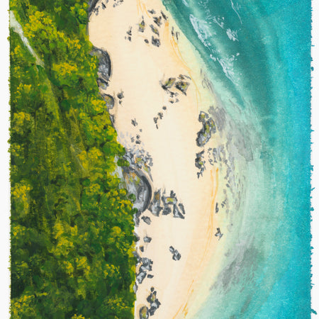 Wall Art - Aerial Coastline 1 - A5 Print